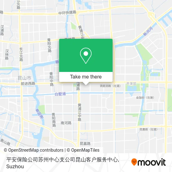 平安保险公司苏州中心支公司昆山客户服务中心 map