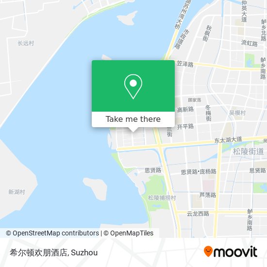 希尔顿欢朋酒店 map