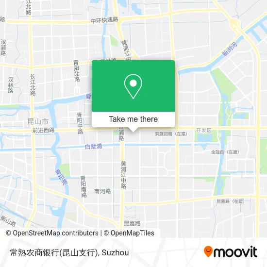 常熟农商银行(昆山支行) map
