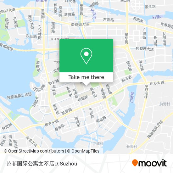 芭菲国际公寓文萃店D map