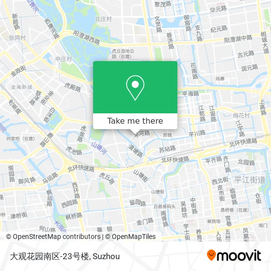 大观花园南区-23号楼 map