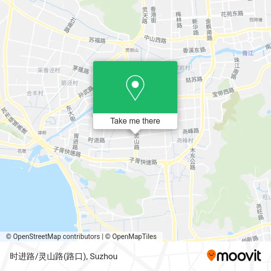 时进路/灵山路(路口) map
