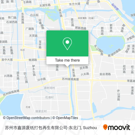 苏州市鑫源废纸打包再生有限公司-东北门 map