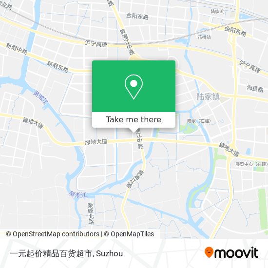 一元起价精品百货超市 map