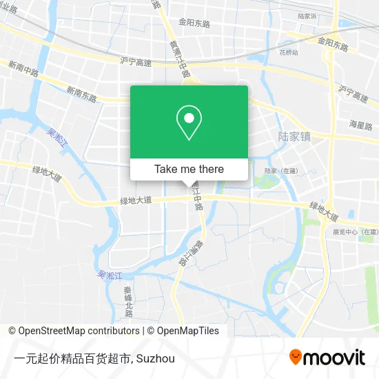 一元起价精品百货超市 map