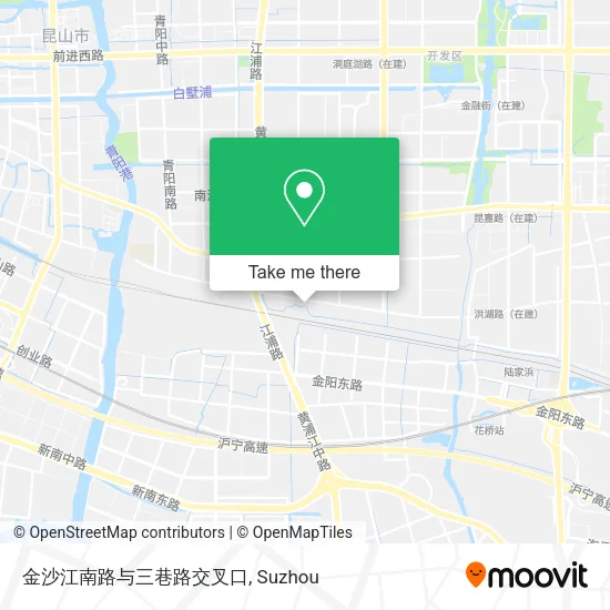 金沙江南路与三巷路交叉口 map