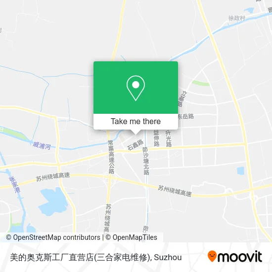 美的奥克斯工厂直营店(三合家电维修) map