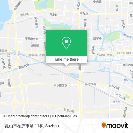 昆山市柏庐市场-11栋 map