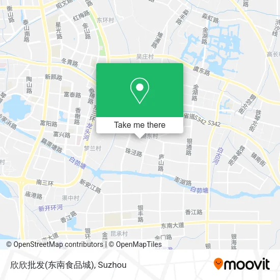 欣欣批发(东南食品城) map