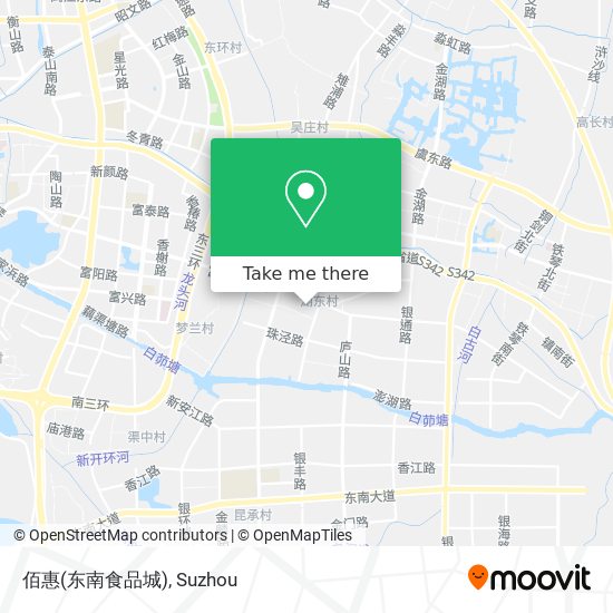 佰惠(东南食品城) map