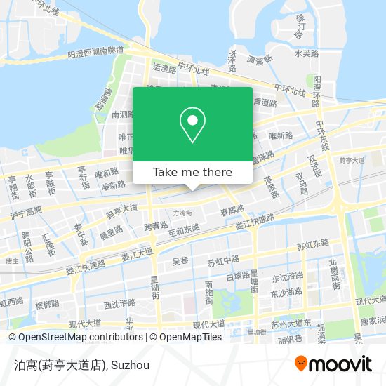 泊寓(葑亭大道店) map