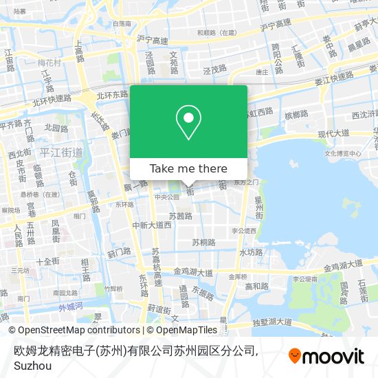 欧姆龙精密电子(苏州)有限公司苏州园区分公司 map