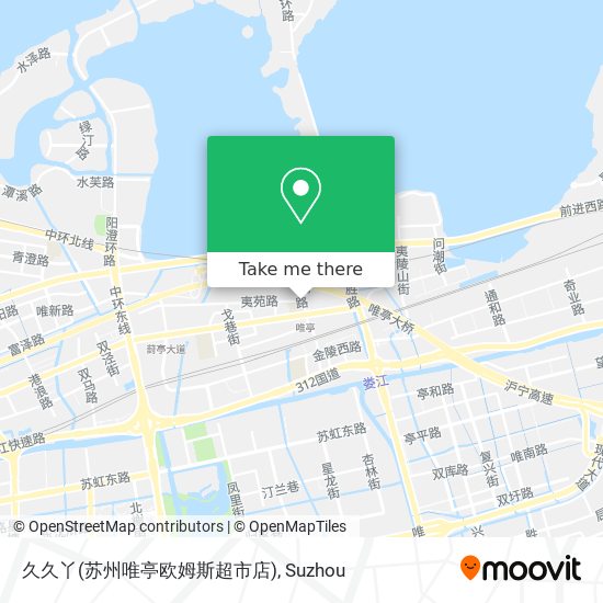 久久丫(苏州唯亭欧姆斯超市店) map