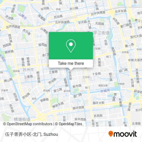 伍子胥弄小区-北门 map