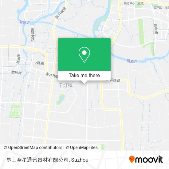 昆山圣星通讯器材有限公司 map