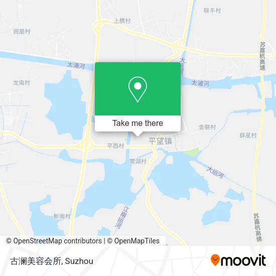 古澜美容会所 map