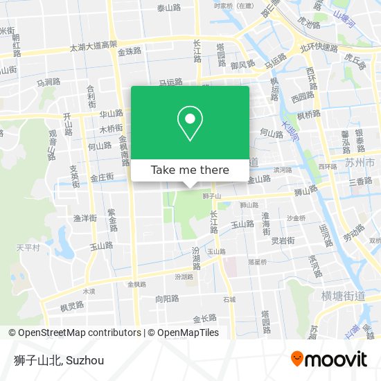 狮子山北 map
