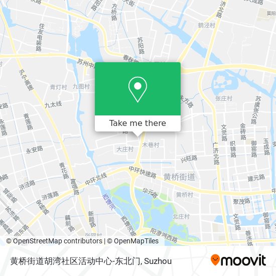 黄桥街道胡湾社区活动中心-东北门 map