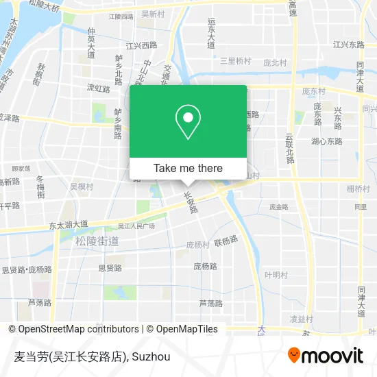 麦当劳(吴江长安路店) map