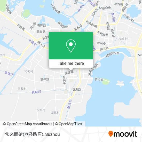 常来面馆(燕泾路店) map