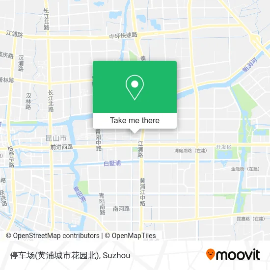 停车场(黄浦城市花园北) map