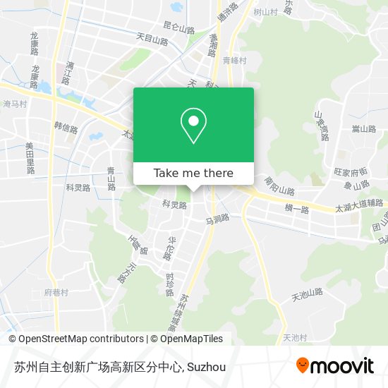 苏州自主创新广场高新区分中心 map