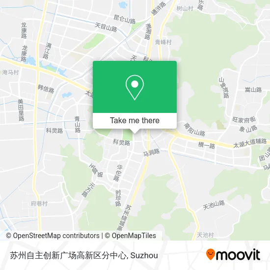 苏州自主创新广场高新区分中心 map