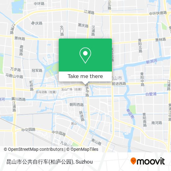 昆山市公共自行车(柏庐公园) map