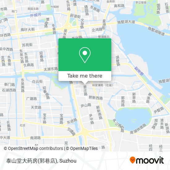 泰山堂大药房(郭巷店) map