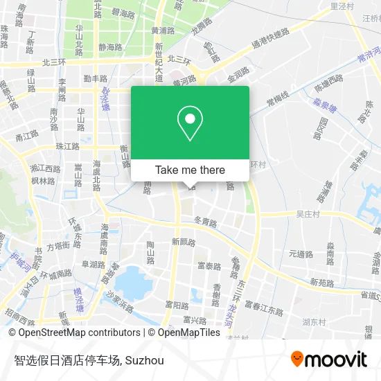 智选假日酒店停车场 map