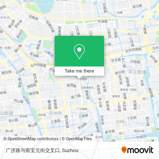 广济路与前宝元街交叉口 map