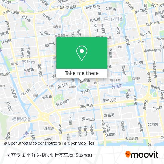 吴宫泛太平洋酒店-地上停车场 map