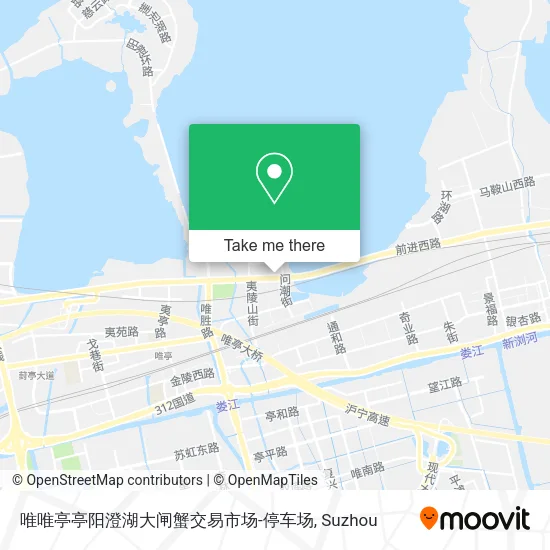 唯唯亭亭阳澄湖大闸蟹交易市场-停车场 map