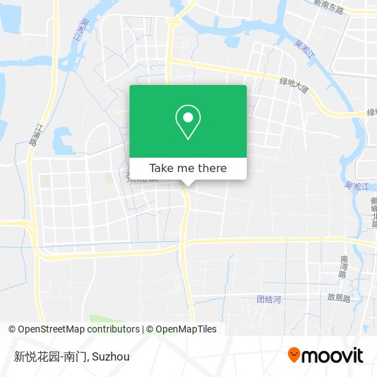 新悦花园-南门 map