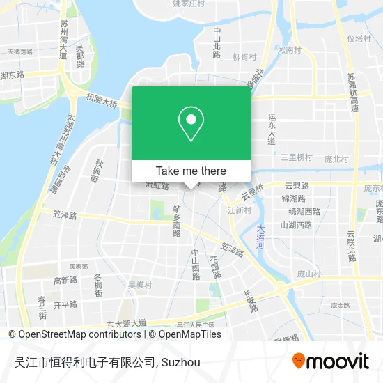 吴江市恒得利电子有限公司 map