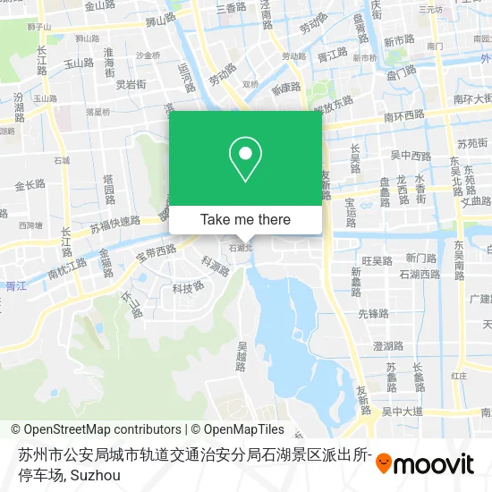 苏州市公安局城市轨道交通治安分局石湖景区派出所-停车场 map