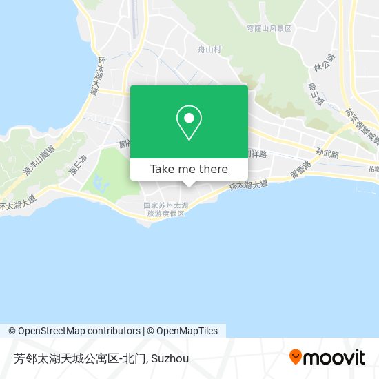 芳邻太湖天城公寓区-北门 map