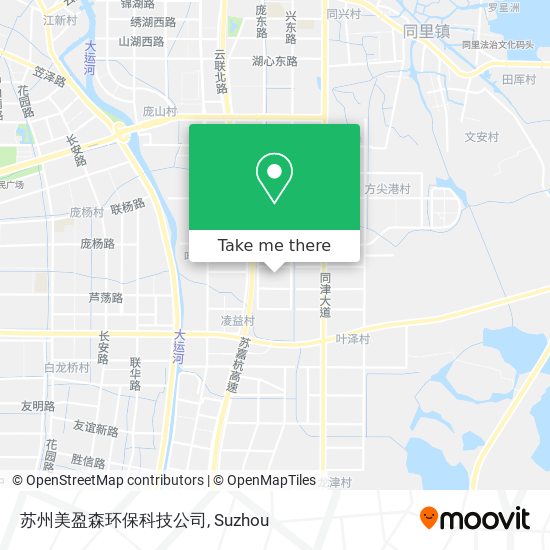 苏州美盈森环保科技公司 map