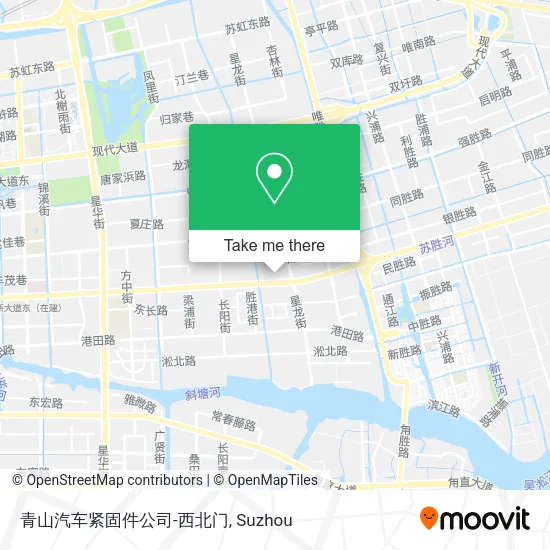 青山汽车紧固件公司-西北门 map