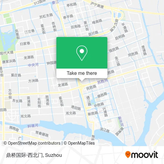 鼎桥国际-西北门 map