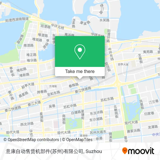 意康自动售货机部件(苏州)有限公司 map