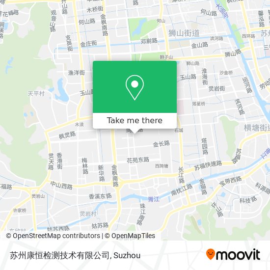 苏州康恒检测技术有限公司 map