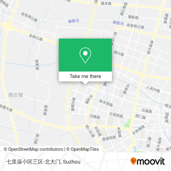 七里庙小区三区-北大门 map