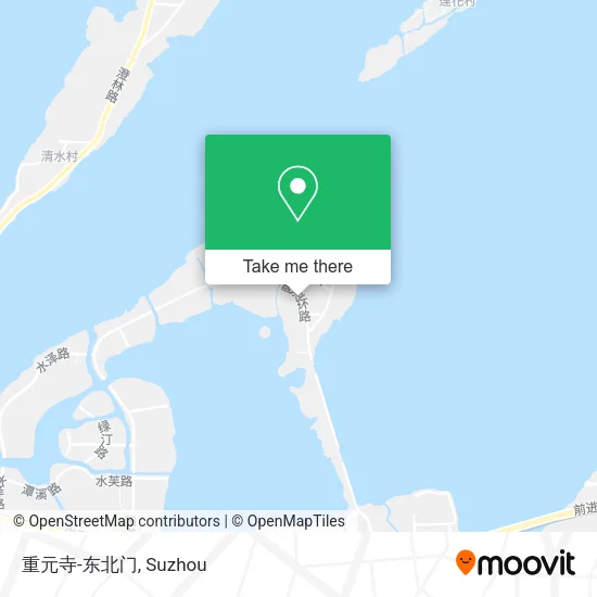 重元寺-东北门 map