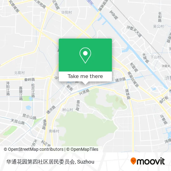 华通花园第四社区居民委员会 map