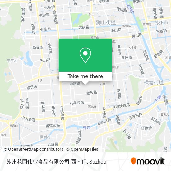 苏州花园伟业食品有限公司-西南门 map