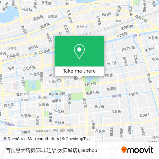 百佳惠大药房(瑞丰连锁·太阳城店) map