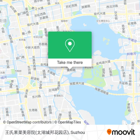 王氏果菜美容院(太湖城邦花园店) map