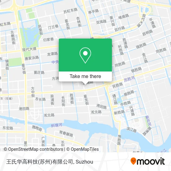 王氏华高科技(苏州)有限公司 map
