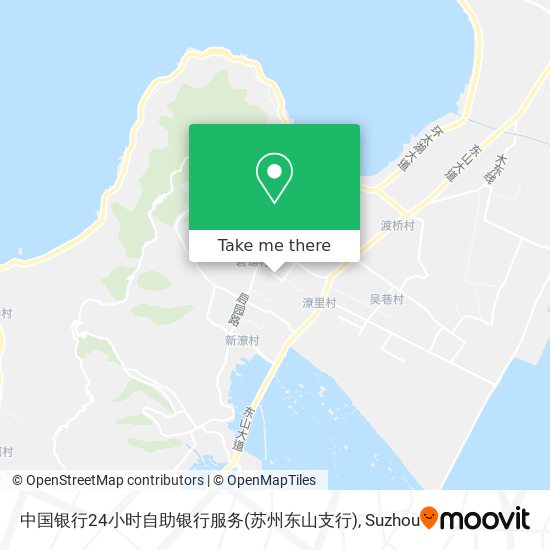 中国银行24小时自助银行服务(苏州东山支行) map